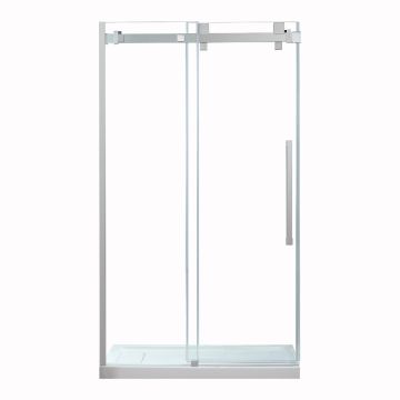 Chester 48x36 in. Alcove Shower Set Satin Nickel