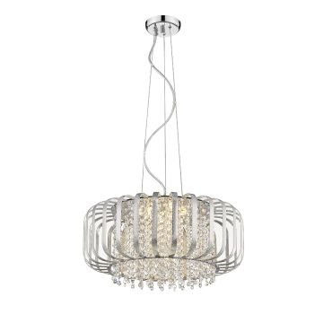 Adelizza LED-Integrated Pendant in SIlver
