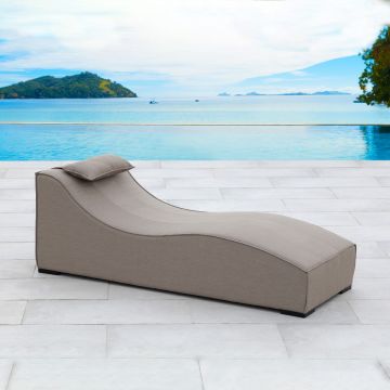 Breeze Lounger Taupe Chine