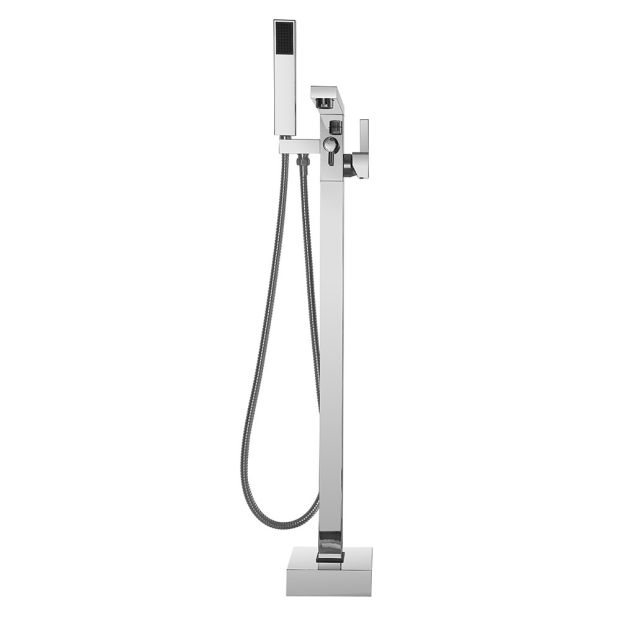 Ove Decors Hope Chrome Freestanding, Ove Decors Athena Chrome 1 Handle Adjustable Freestanding Bathtub Faucet