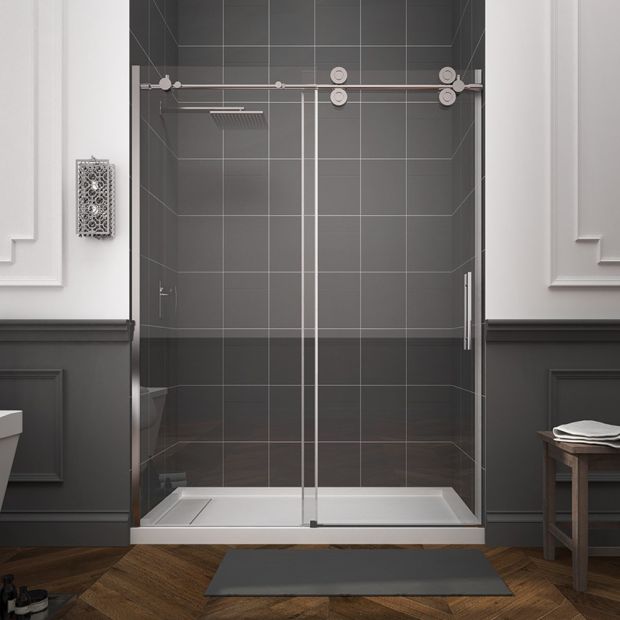 Ove Decors Side Panel Shower Sydney 60 Ch, Replacement Sliding Shower Doors
