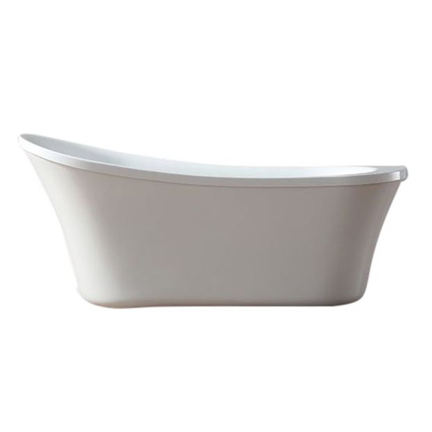 Ove Decors Freestanding Bathtubs Tubs, Schon Aiden 5.8 Ft Reversible Drain Bathtub In White